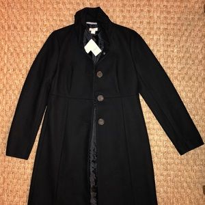 J Crew Women’s Black Peacoat size 6 NEW with Tags